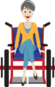 myDCR wheelchair lady