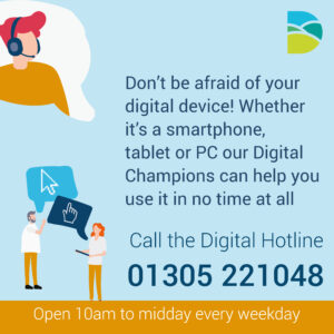 Need help with an IT issue? Call our Digital Hotline today and our Digital Champions will help you.