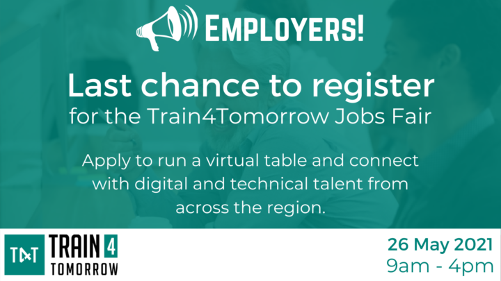 Train for Tomorrow call for action to sign up