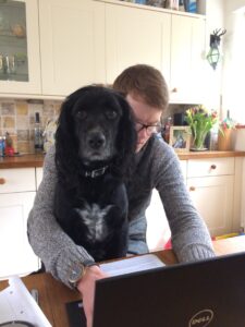 Service Manager for Network Operations David Clegg working from home