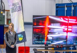 From inside the BattleLab for our Business of the Future Day.