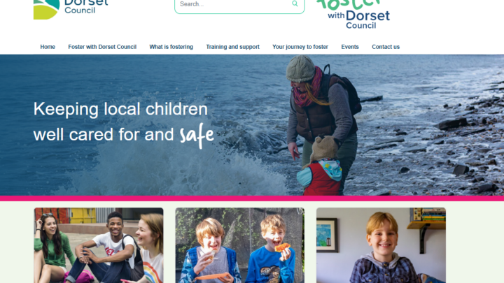 Home page of the www.fosterwithdorsetcouncil.com website