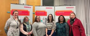 Members of the new Women in Tech Dorset group gather for their inaugural meeting