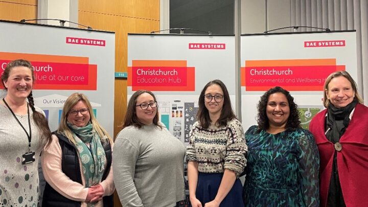 Members of the new Women in Tech Dorset group gather for their inaugural meeting