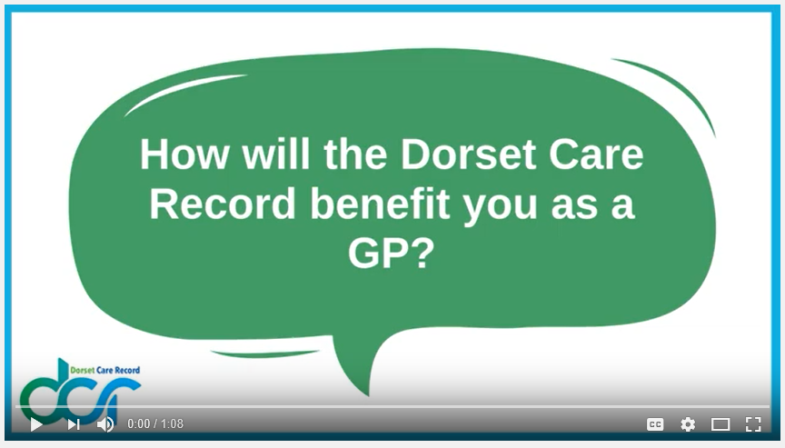 Speech bubble that says: How will the DCR benefit you as a GP?