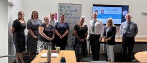 Dorset Council Chief Executive Matt Prosser meeting the DCR team at County Hall, Dorchester