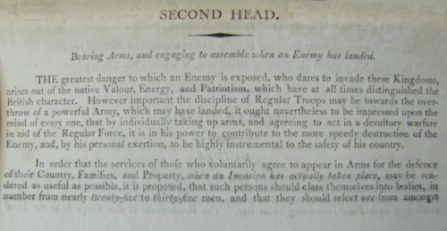 Extract of counter-invasion plan