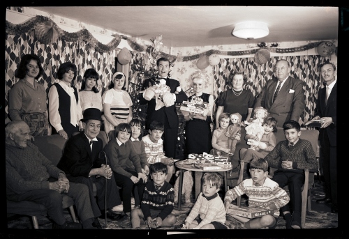 Gift giving at Southwinds children's home