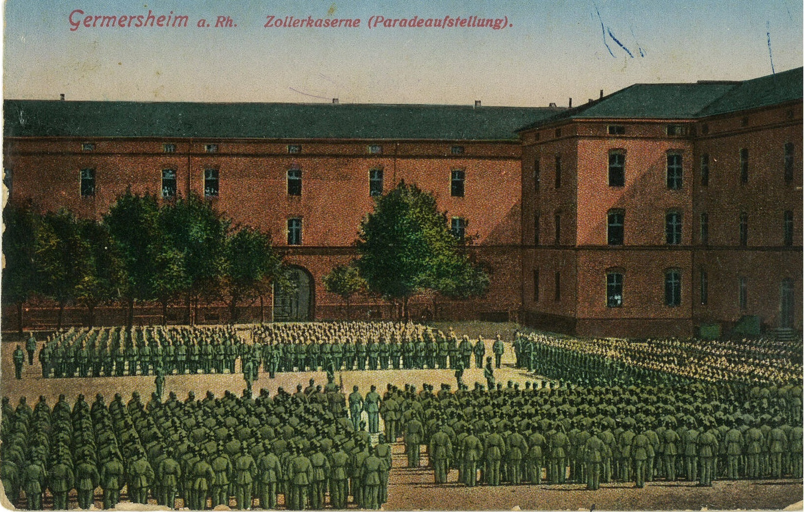 Postcard from Len Parsons: front, reference: D-PAR/E/4/2/2