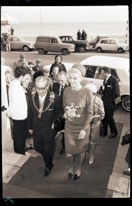 A mayor's welcome for Lesley Langley in Weymouth