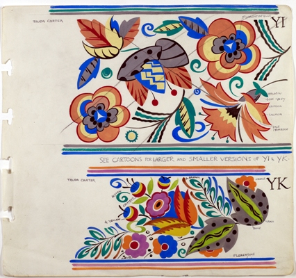 Image from Poole Pottery Design Pattern Book 1930