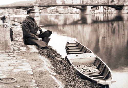 D-1330/3/13/52 Soldier by the river