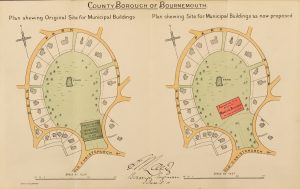 Image of plans of Horseshoe Common, late 19th century
