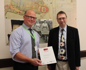 Accreditation certificate presentation