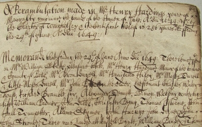 Admiralty Court book perambulation