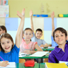 Primary school class. Primary school class.