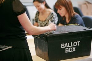 Posting into a ballot box