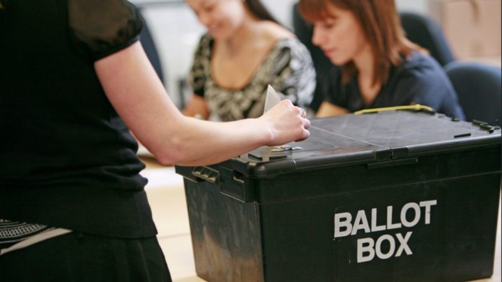 Posting into a ballot box