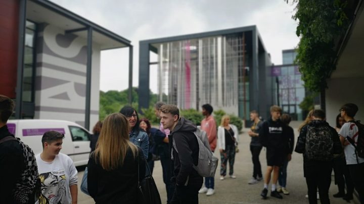 Students at Uni Open Day