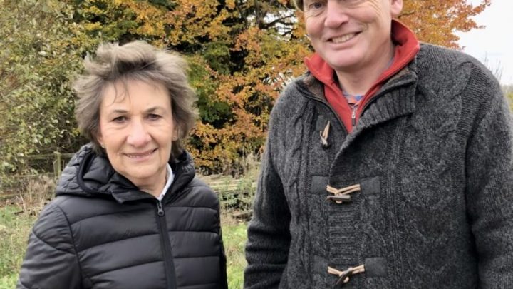Cllr Pauline Batstone and Tom Heap