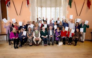 group shot of organisations who received grant