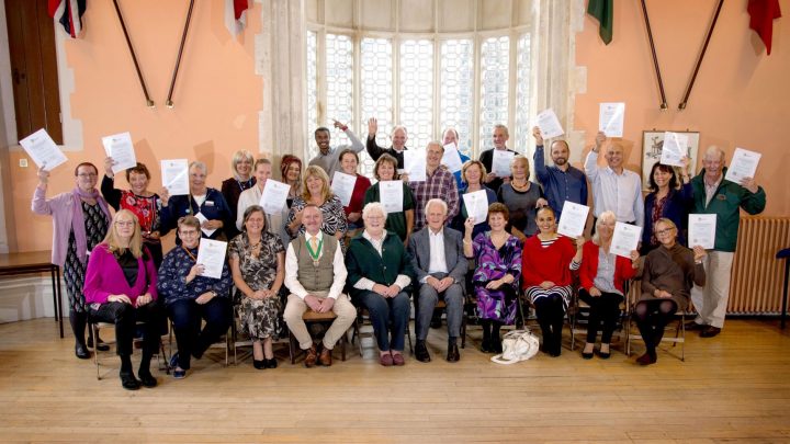 group shot of organisations who received grant