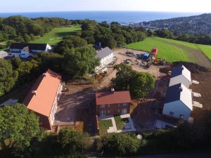 Ariel image of Timber Hill Lyme Regis
