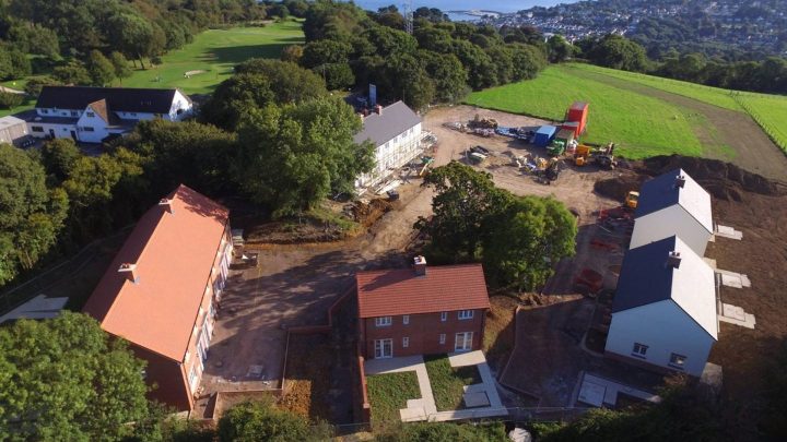 Ariel image of Timber Hill Lyme Regis