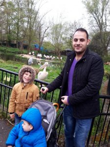 Picture of family in the park