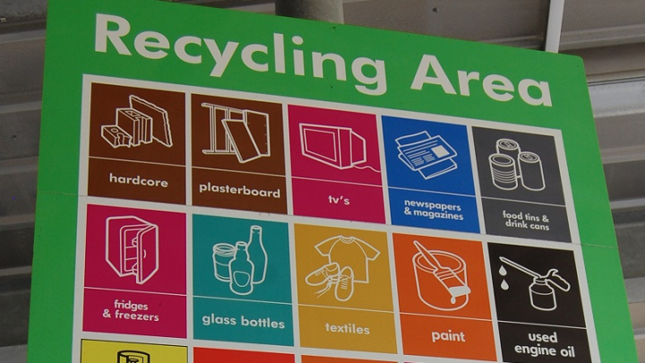 Recycling Centre Sign