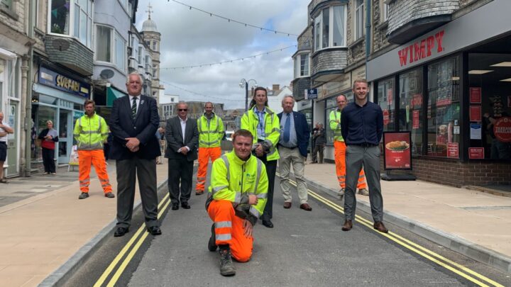 Highways team in swanage