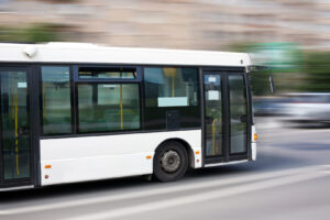 White bus