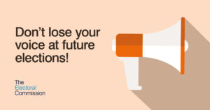 Poster about elections