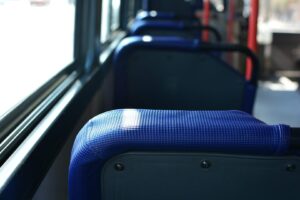 inside a bus