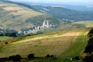 Overlooking Corfe