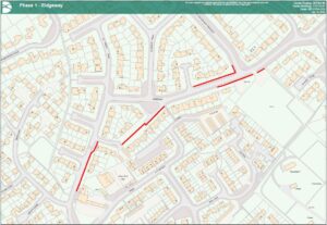 image showing areas of pavement being repaired