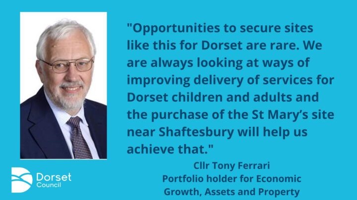 Dorset Council ambitious for former school site