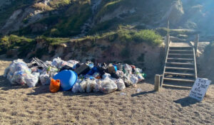Litter at Durdle Door