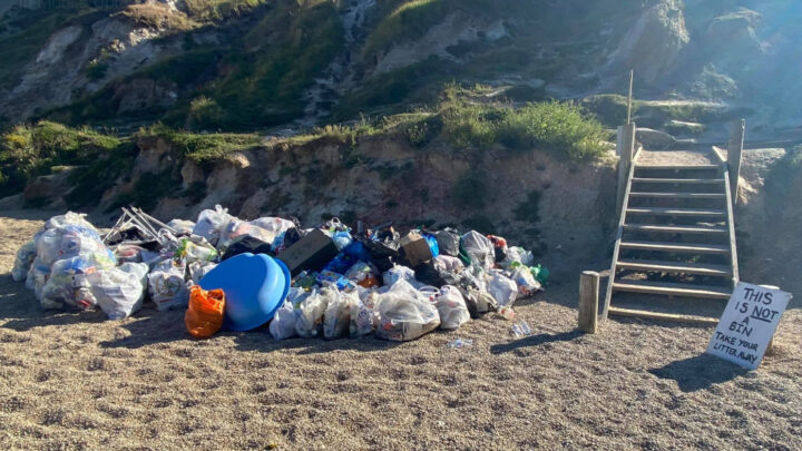 Litter at Durdle Door