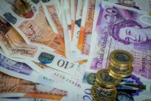 Picture of English money