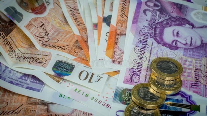 Picture of English money