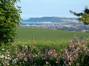 View of Weymouth and Portland