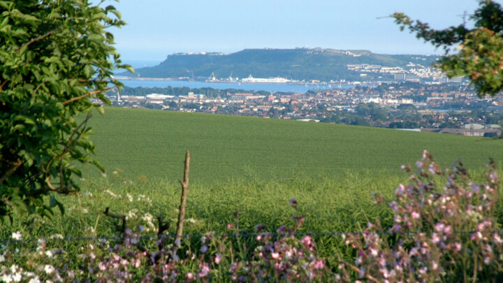 View of Weymouth and Portland