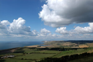 A view of the Isle of Purbeck in Dorset
