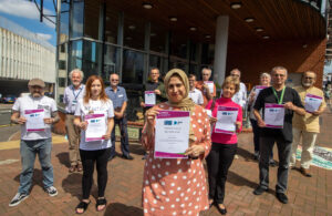 Just some of the men and women who gained essential digital skills on the Boune Digital course.