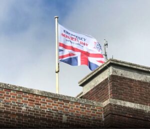 999 Emergency Services Day flag