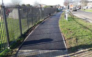New footpath in Ridgeway, Sherborne