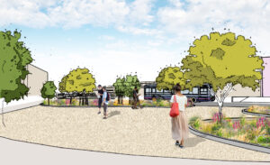 Artist impression of Weymouth Station