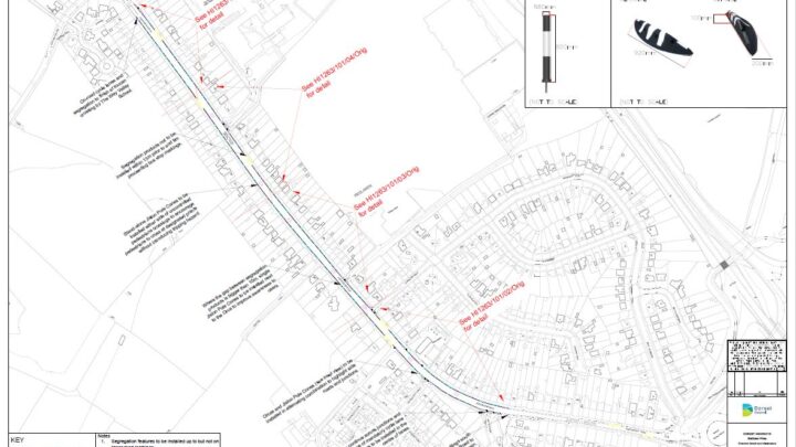 Dorchester Rd cycle lane