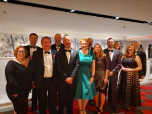 Dorset Council's award winning Digital and Change team, pictured at the Local Government Chronicle Awards ceremony in London.